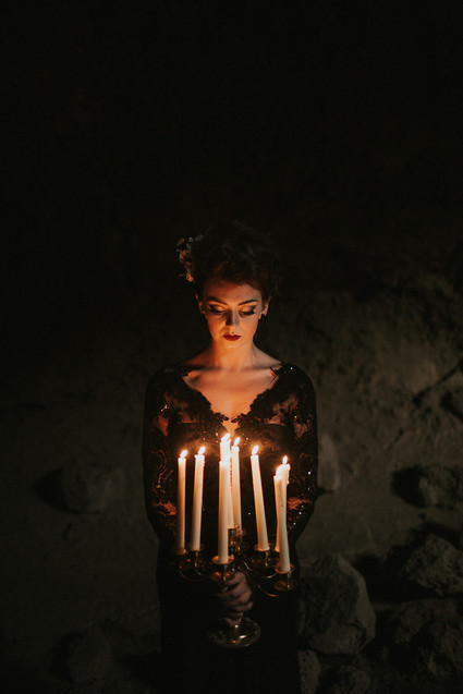 Enchanted Halloween wedding inspiration