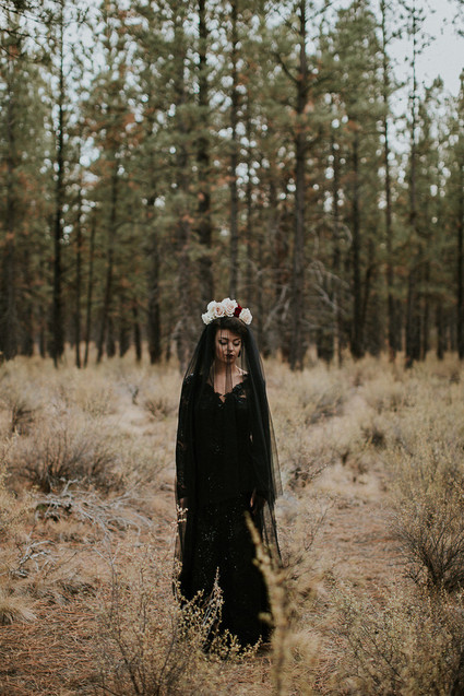 Enchanted Halloween wedding inspiration Inspiration