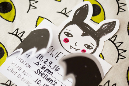 Black and white halloween party