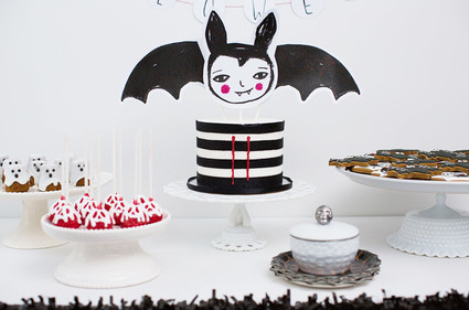 Black and white halloween party