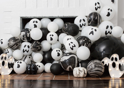 Black and white halloween party
