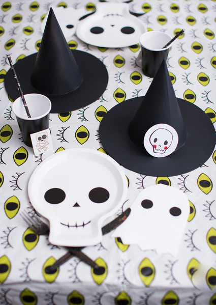 Black and white halloween party