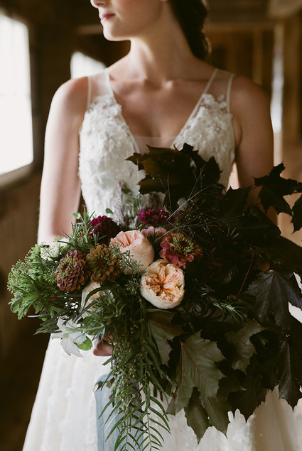 Fall bridal bouquet