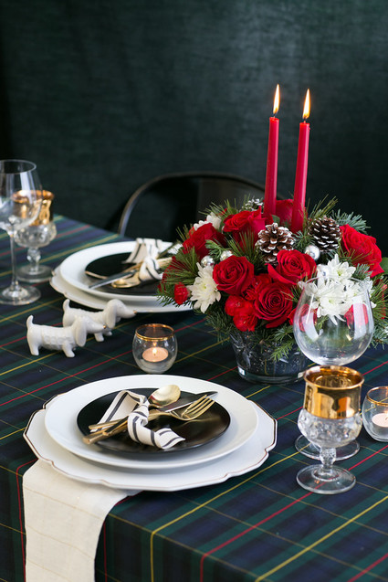 holiday tablescape