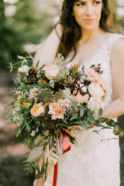 Summer bridal bouquet
