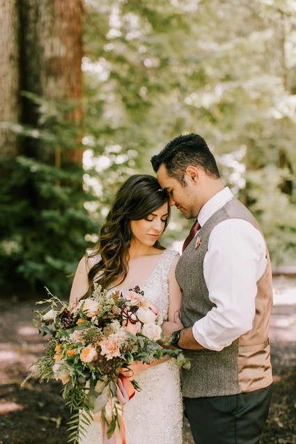Summer bridal bouquet