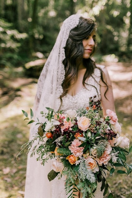 Summer bridal bouquet