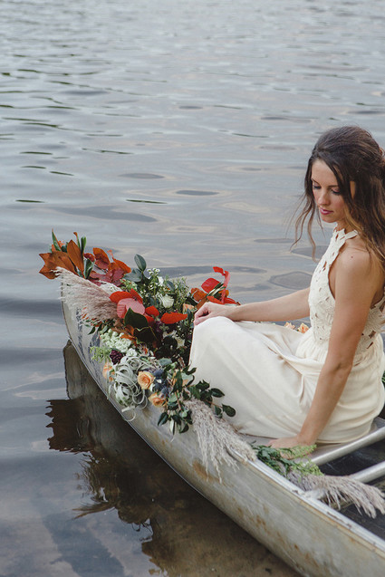 Lakeside wedding inspiration