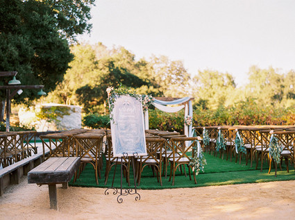 Romantic wedding at Camel Hill Vineyards