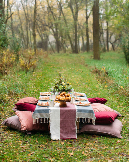 Rustic fall kids Thanksgiving party ideas
