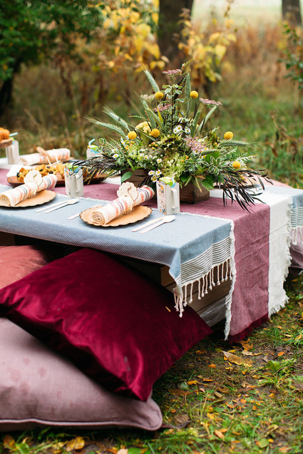 Rustic fall kids Thanksgiving party ideas