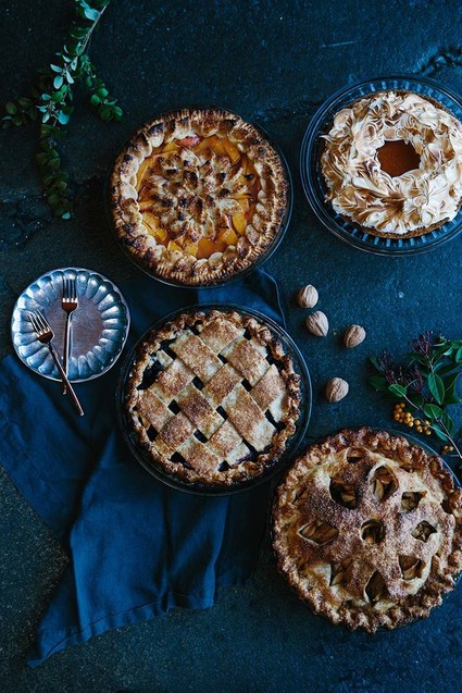Thanksgiving pie table Inspiration