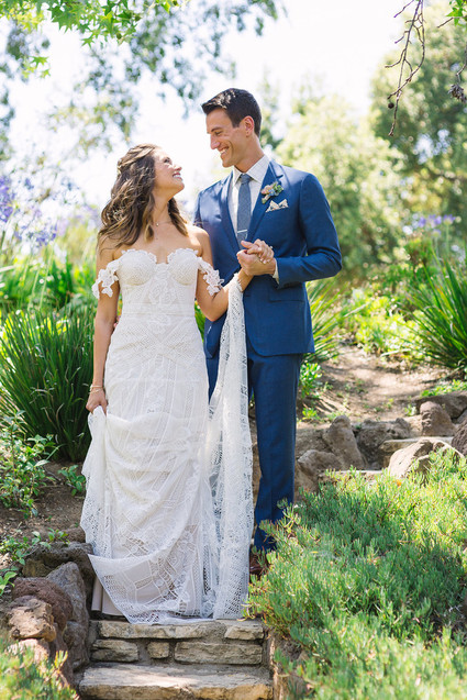 Crocheted wedding dress