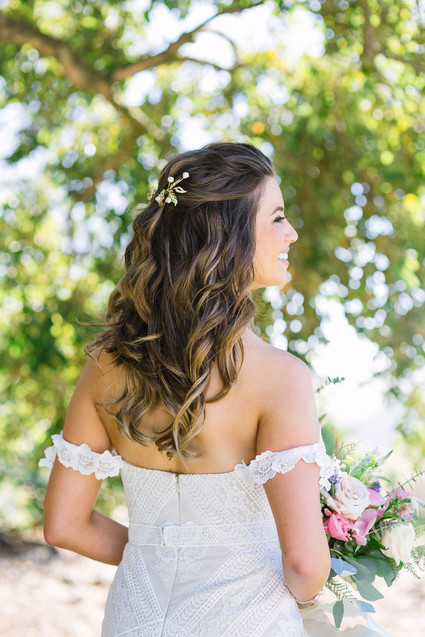 Crocheted wedding dress