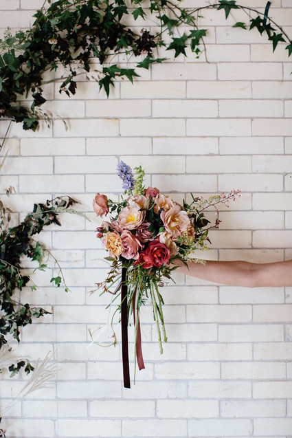 Modern bridal bouquet