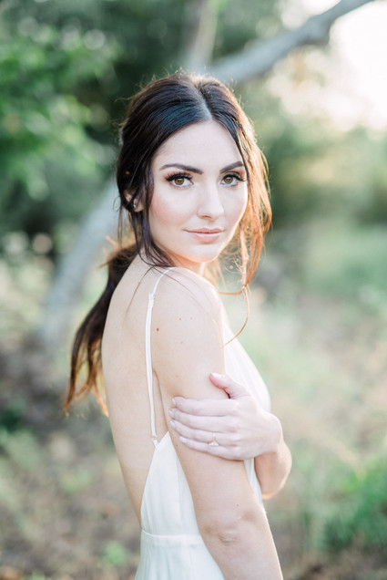Modern Sarah Seven wedding dress