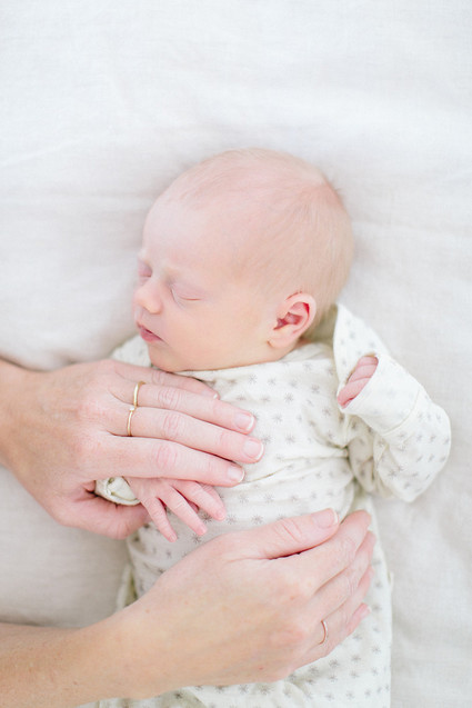 neutral natural light newborn photos