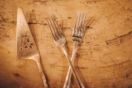 Mr & Mrs flatware