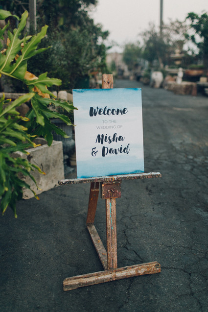 Wedding signage