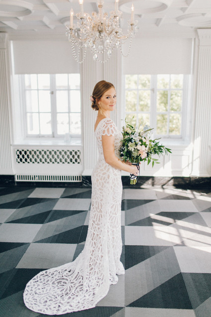 Lace wedding dress