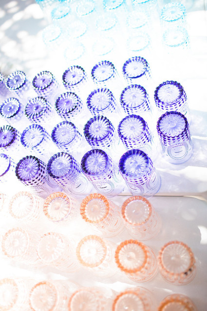 Colorful glassware