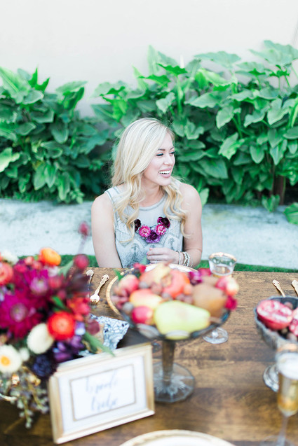 Moroccan-inspired bridal shower