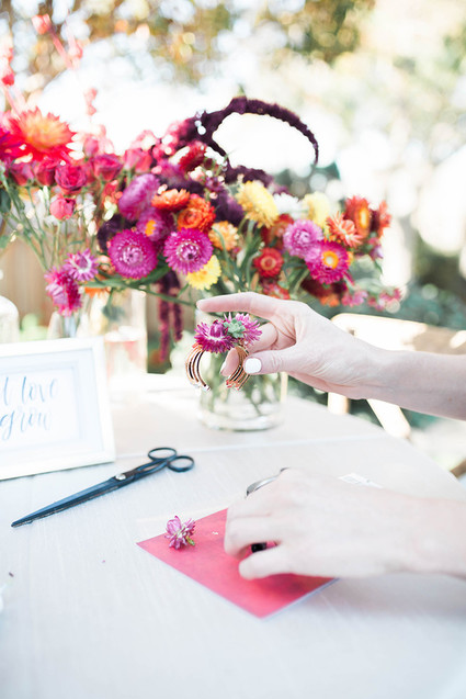 DIY floral bracelets