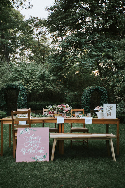 Garden tea party