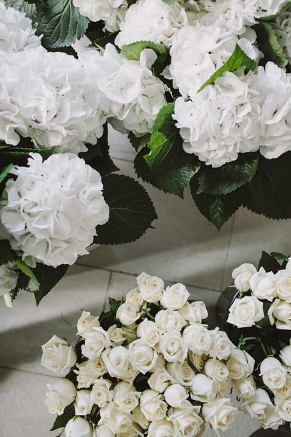 White wedding flowers