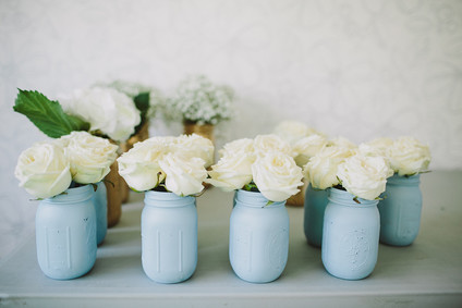DIY painted mason jars