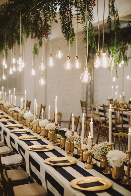 Magical wedding lighting