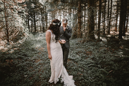 Forest wedding in Portland