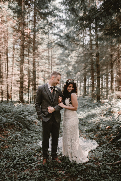 Forest wedding in Portland