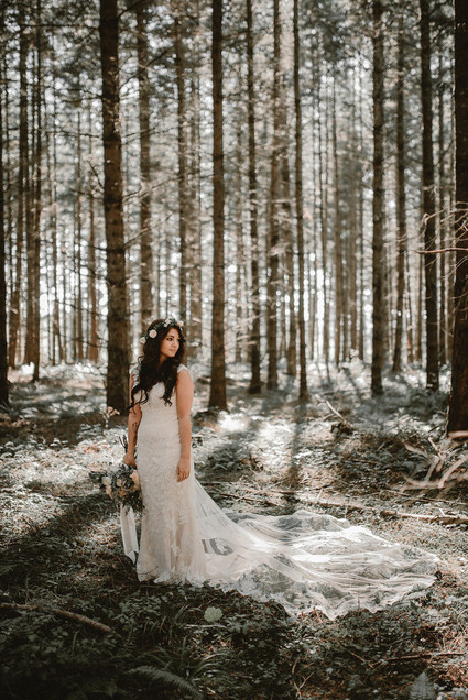 Forest wedding in Portland