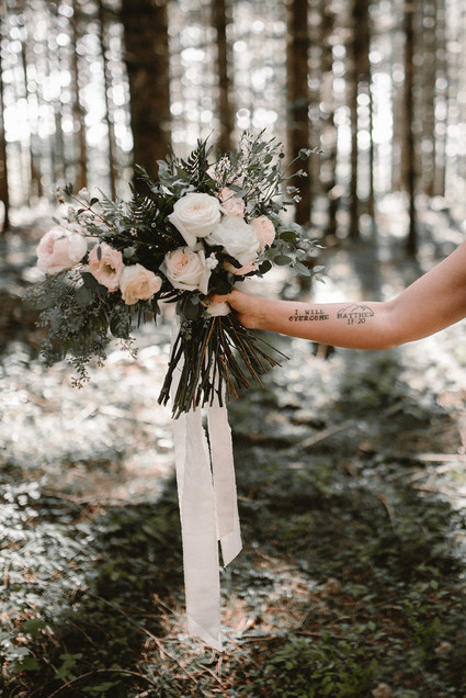 Romantic bridal bouquet