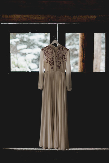 Rustic Thanksgiving wedding in the forest