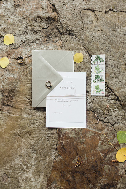Rustic Thanksgiving wedding in the forest