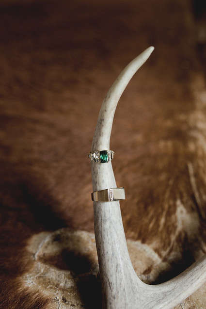 Rustic Thanksgiving wedding in the forest