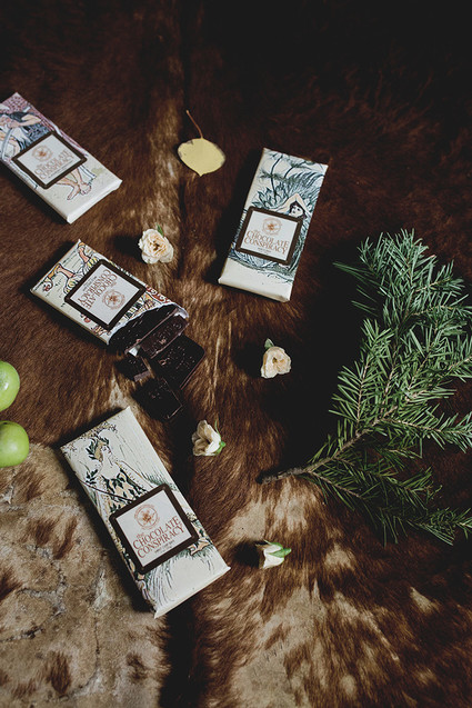 Rustic Thanksgiving wedding in the forest