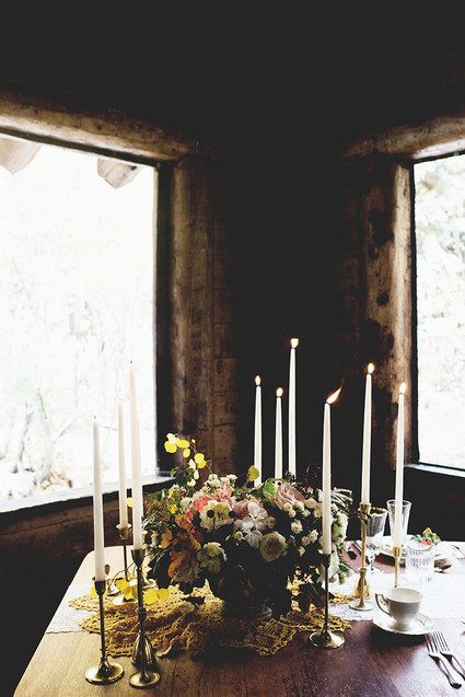 Rustic Thanksgiving wedding in the forest Inspiration