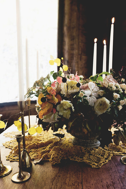 Rustic Thanksgiving wedding in the forest