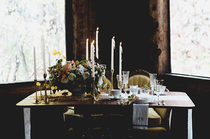 Rustic Thanksgiving wedding in the forest