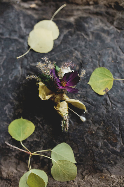 Rustic Thanksgiving wedding in the forest
