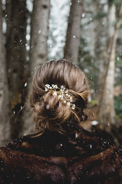 Rustic Thanksgiving wedding in the forest