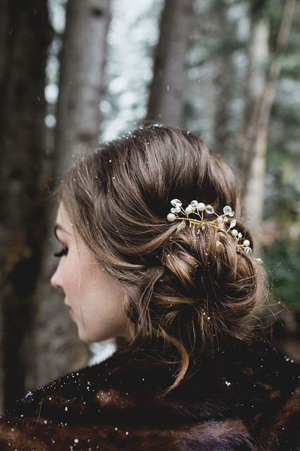 Rustic Thanksgiving wedding in the forest