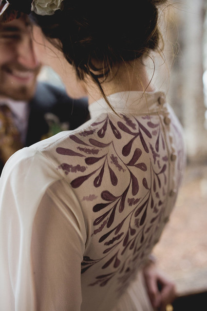 Rustic Thanksgiving wedding in the forest