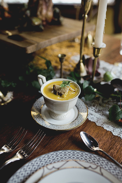 Rustic Thanksgiving wedding in the forest