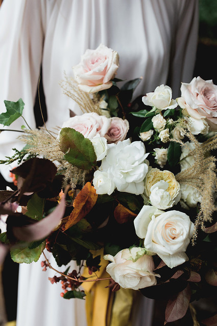 Rustic Thanksgiving wedding in the forest