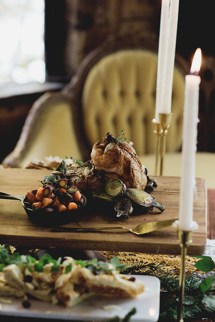 Rustic Thanksgiving wedding in the forest