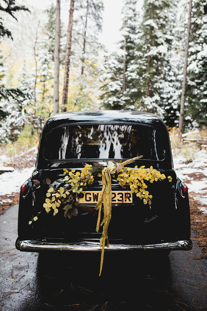 Rustic Thanksgiving wedding in the forest